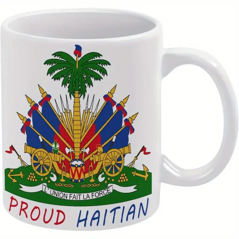 Local warehouseFlag 11 Oz White Mug, Funny Patriot Flags Pattern Coffee Mugs for Men Women Day Mug Gifts