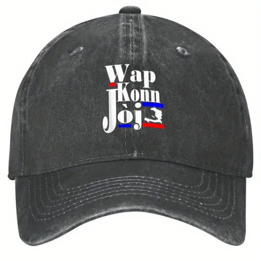 No import chargesLocal warehouseHaitian Creole Saying "Wap Konn Joj" Patriotic Baseball Cap - Retro Y2K Snapback Hat with Haitian Flag Colors, 100% Polyester Unisex Hat for Men & Women, Haiti Pride Cultural Pride Accessory. UX3314832 T
